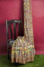 Load image into Gallery viewer, Premium Soft Silk Saree with Traditional Banarasi Border