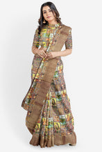 Load image into Gallery viewer, Premium Soft Silk Saree with Traditional Banarasi Border