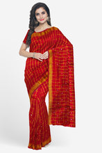Load image into Gallery viewer, PURE COTTON SAREE IN MIRROR WORK
