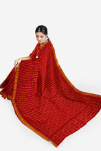 Load image into Gallery viewer, PURE COTTON SAREE IN MIRROR WORK
