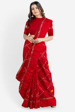 Load image into Gallery viewer, Flawless Bandhani Art on Pure Viscose Georgette