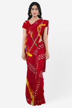 Load image into Gallery viewer, Traditional Pure Bandhani Saree – Viscose Georgette Collection