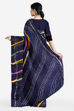 Load image into Gallery viewer, Artisan-Crafted Bandhani Georgette Saree for Elegant Look