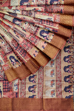 Load image into Gallery viewer, Luxury Soft Silk Banarasi Border Saree with Matching Blouse