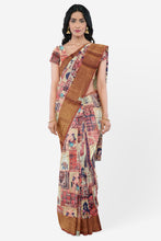 Load image into Gallery viewer, Luxury Soft Silk Banarasi Border Saree with Matching Blouse