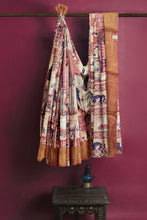 Load image into Gallery viewer, Luxury Soft Silk Banarasi Border Saree with Matching Blouse