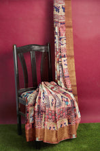 Load image into Gallery viewer, Luxury Soft Silk Banarasi Border Saree with Matching Blouse