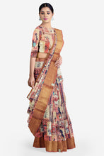 Load image into Gallery viewer, Luxury Soft Silk Banarasi Border Saree with Matching Blouse