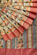 Load image into Gallery viewer, Designer Soft Silk Saree with Banarasi Border and Blouse