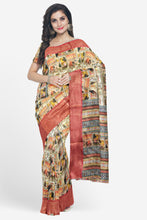 Load image into Gallery viewer, Designer Soft Silk Saree with Banarasi Border and Blouse