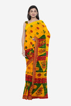 Load image into Gallery viewer, Ethnic Rajasthani Print Cotton Saree
