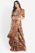 Load image into Gallery viewer, Beautiful Soft Silk Saree with Traditional Banarasi Border