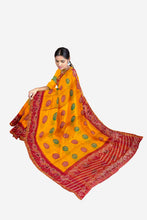 Load image into Gallery viewer, Pure Cotton Gathchola Saree

