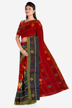 Load image into Gallery viewer, PURE COTTON SAREE WITH BANDHEJ PRINT
