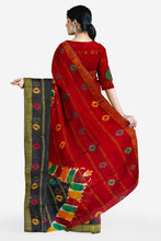 Load image into Gallery viewer, PURE COTTON SAREE WITH BANDHEJ PRINT
