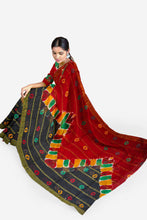 Load image into Gallery viewer, PURE COTTON SAREE WITH BANDHEJ PRINT
