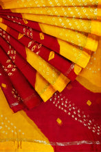 Load image into Gallery viewer, Classic Bandhani Saree with Blouse Piece – Dry Clean Only