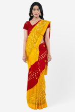 Load image into Gallery viewer, Classic Bandhani Saree with Blouse Piece – Dry Clean Only