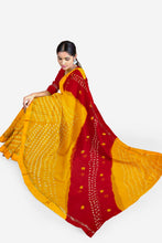 Load image into Gallery viewer, Classic Bandhani Saree with Blouse Piece – Dry Clean Only
