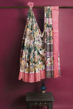 Load image into Gallery viewer, Traditional Soft Silk Saree with Banarasi Border &amp; Blouse