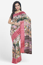 Load image into Gallery viewer, Traditional Soft Silk Saree with Banarasi Border &amp; Blouse