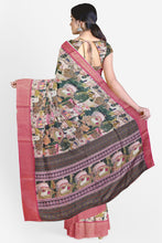 Load image into Gallery viewer, Traditional Soft Silk Saree with Banarasi Border &amp; Blouse