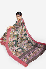 Load image into Gallery viewer, Traditional Soft Silk Saree with Banarasi Border &amp; Blouse