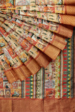 Load image into Gallery viewer, Elegant Soft Silk Banarasi Border Saree with Blouse Piece