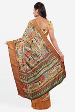 Load image into Gallery viewer, Elegant Soft Silk Banarasi Border Saree with Blouse Piece