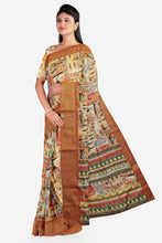 Load image into Gallery viewer, Elegant Soft Silk Banarasi Border Saree with Blouse Piece