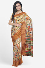 Load image into Gallery viewer, Elegant Soft Silk Banarasi Border Saree with Blouse Piece