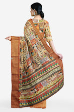 Load image into Gallery viewer, Elegant Soft Silk Banarasi Border Saree with Blouse Piece