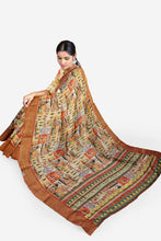 Load image into Gallery viewer, Elegant Soft Silk Banarasi Border Saree with Blouse Piece