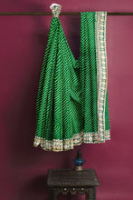 Load image into Gallery viewer, RAJASTHANI MOTHDA LEHARIYA GEORGETTE SAREE
