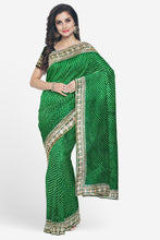 Load image into Gallery viewer, RAJASTHANI MOTHDA LEHARIYA GEORGETTE SAREE
