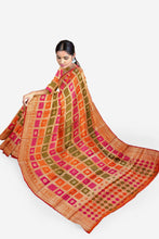 Load image into Gallery viewer, KOTA COTTON DORIA HEAVY BANARASI SAREE
