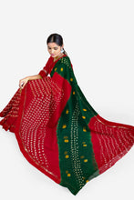 Load image into Gallery viewer, A 'Must-Have' Pure Bandhani Viscose Georgette Saree